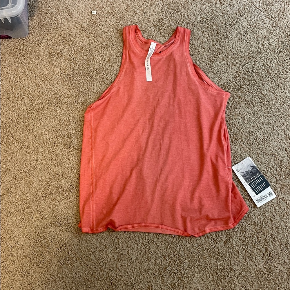 LULELEMON ALL TIED UP TANK SIZE 4 NWT
Rustic coral - Picture 8 of 10